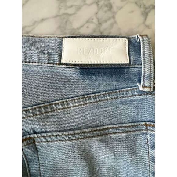 RE/DONE 90s High Rise Ankle Crop Jeans Size 29 - Color Costa Indigo - Picture 4 of 6